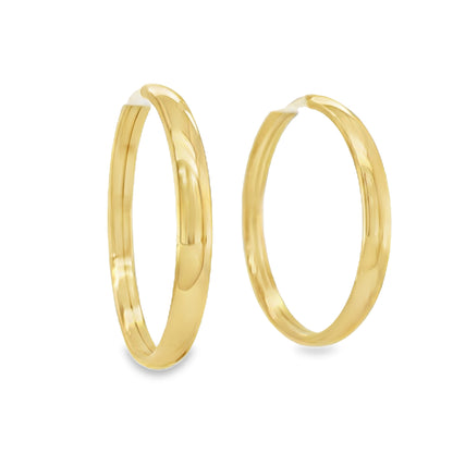 Jai's 14K Yellow Gold Large Thick Hoops