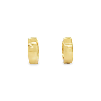 Jai's 14K Yellow Gold Small Oval Huggies