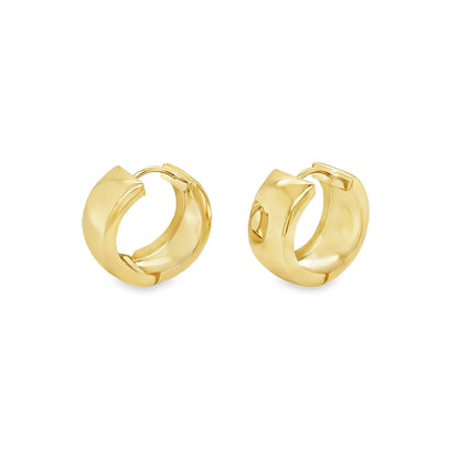 Jai's 14K Yellow Gold Large Thick Huggies