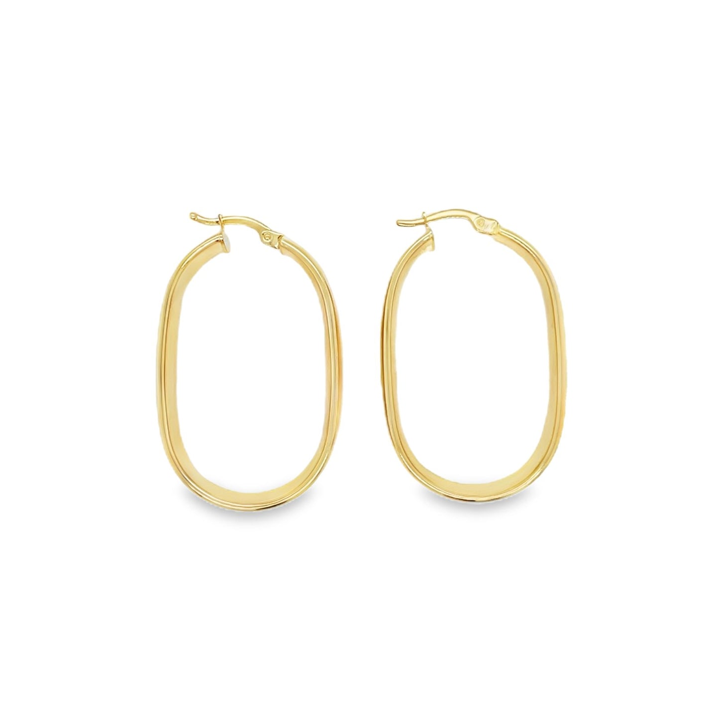 Jai's 14K Yellow Gold Thick Paperclip Hoops