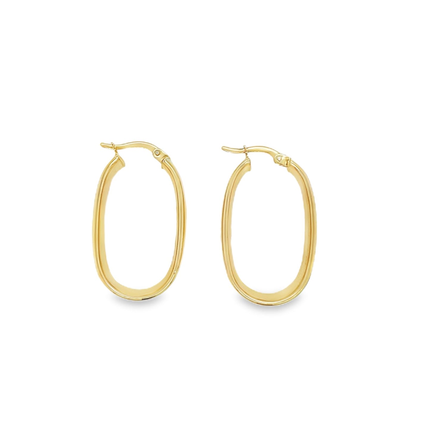 Jai's 14K Yellow Gold Thick Paperclip Hoops
