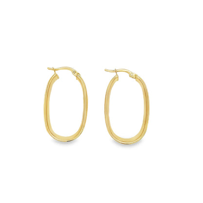 Jai's 14K Yellow Gold Thick Paperclip Hoops