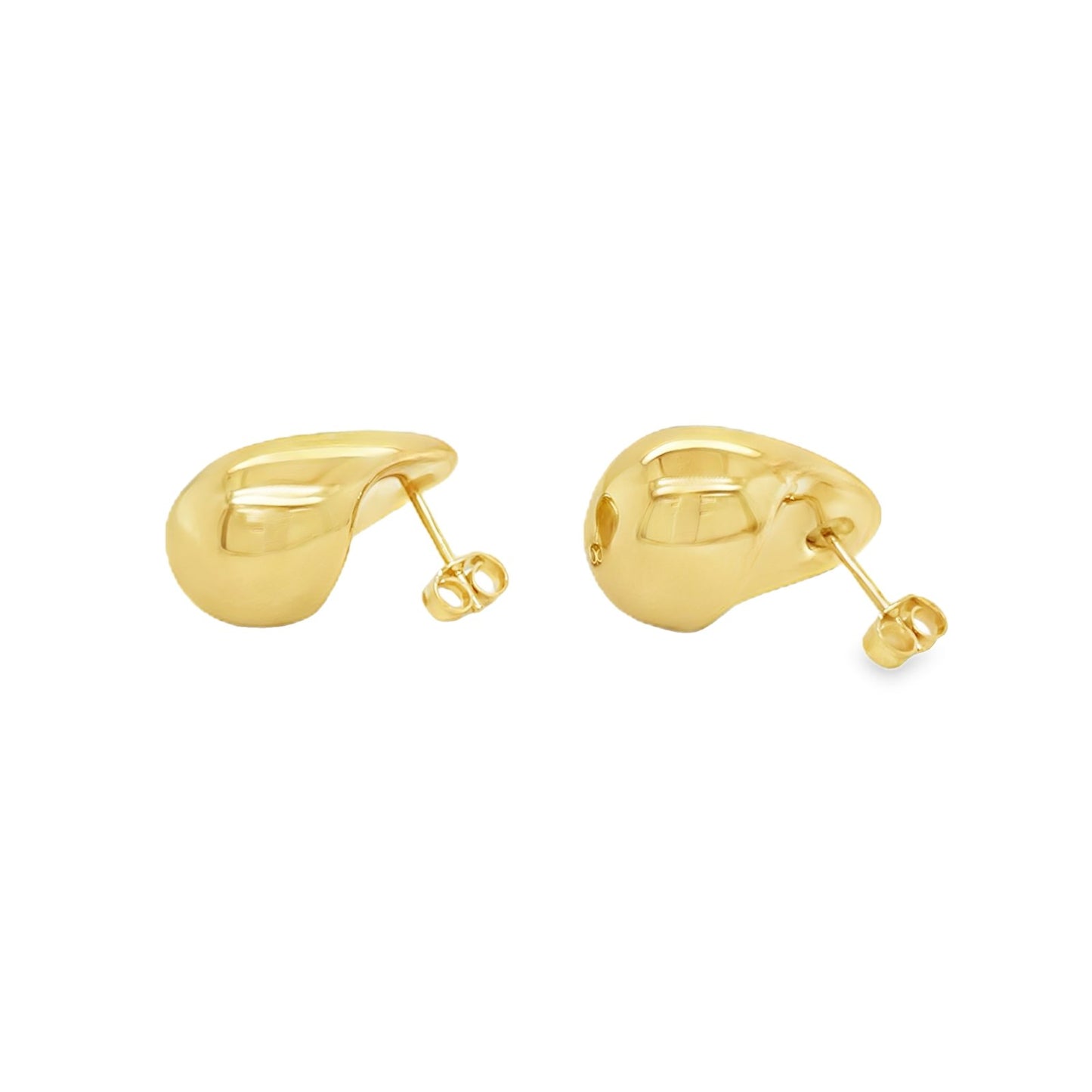 Jai's 14K Yellow Gold Medium Teardrop Studs
