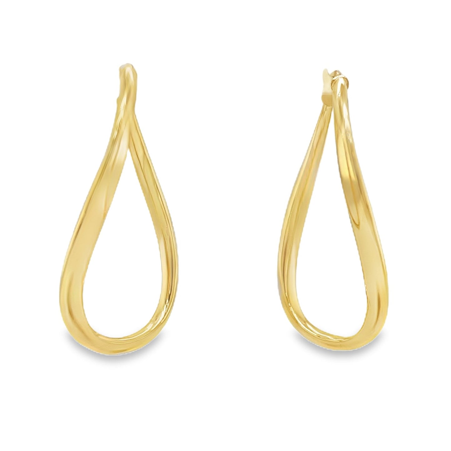 Jai's 14K Yellow Gold Large Oval Hoops