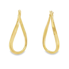 Jai's 14K Yellow Gold Large Oval Hoops