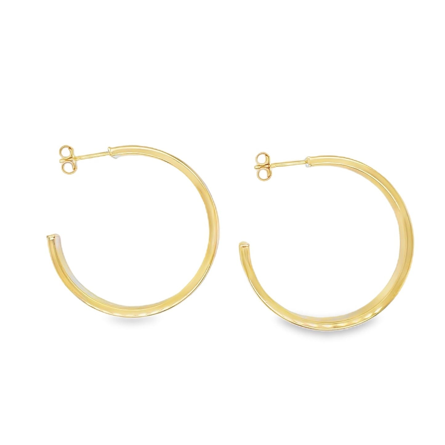 Jai's 14K Yellow Gold Small Open Hoops