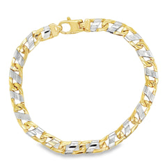 Jai's 14K Two-tone Mariner Chain Bracelet
