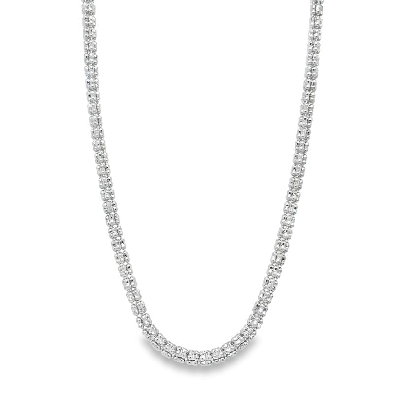 Jai's 14K White Gold Cube Chain