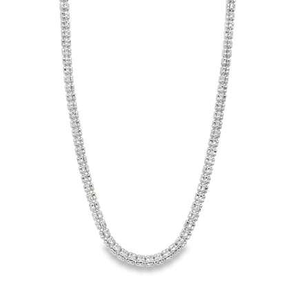 Jai's 14K White Gold Cube Chain