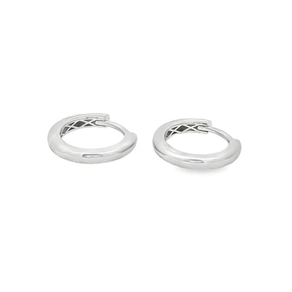 Jai's 14K White Gold Petite Hoops