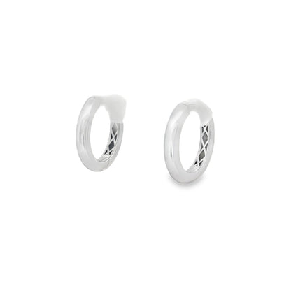 Jai's 14K White Gold Petite Hoops