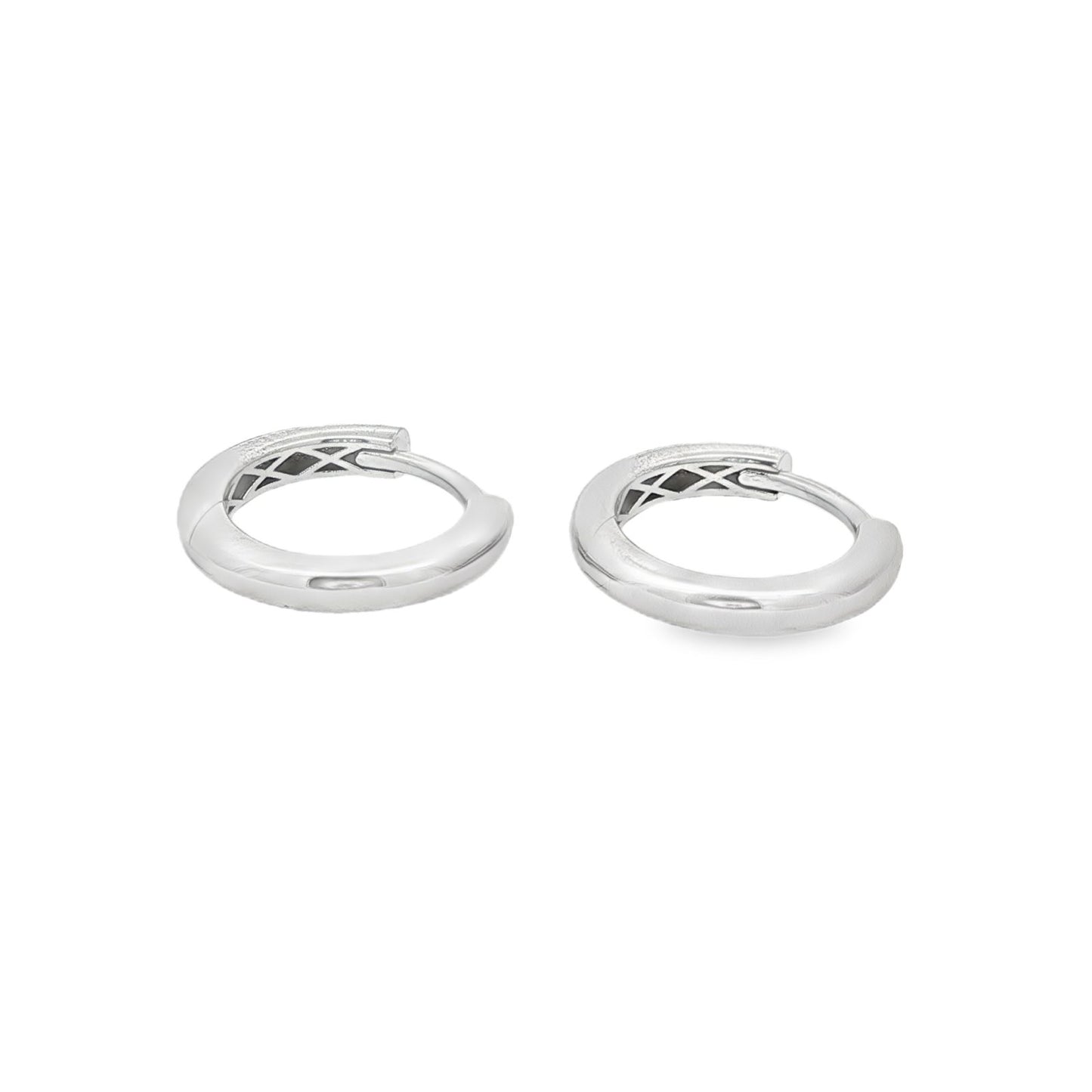 Jai's 14K White Gold Petite Hoops