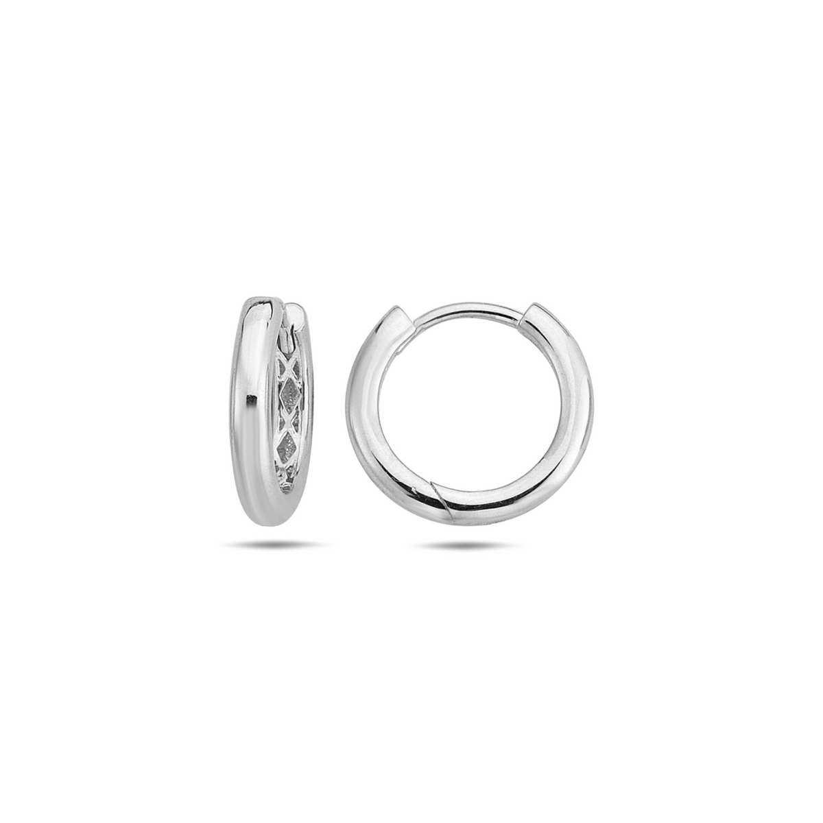 Jai's 14K White Gold Petite Hoops