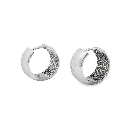 Jai's 14K White Gold Petite Thick Hoops
