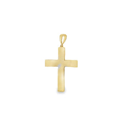 Jai's 14K Yellow Gold Cross Pendant