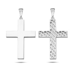 Jai's 14K White Gold Cross Pendant