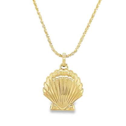 Jai's 14K Yellow Gold Seashell Pendant