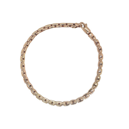 Jai's 18K Rose Gold Elongated Box Chain Bracelet - 7.5"