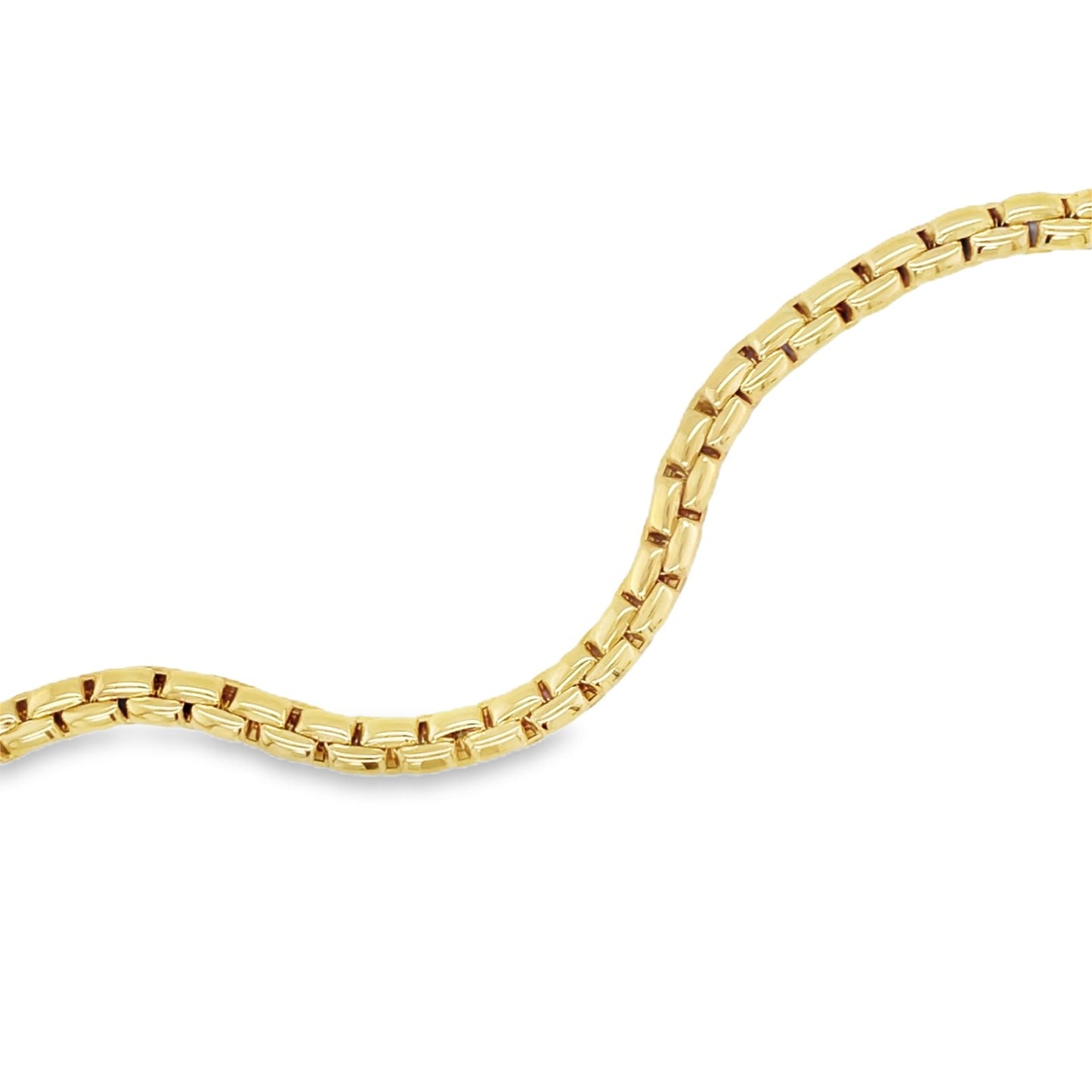 Jai's 18K Yellow Gold Box Chain Bracelet - 8"