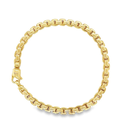 Jai's 18K Yellow Gold Box Chain Bracelet - 8"