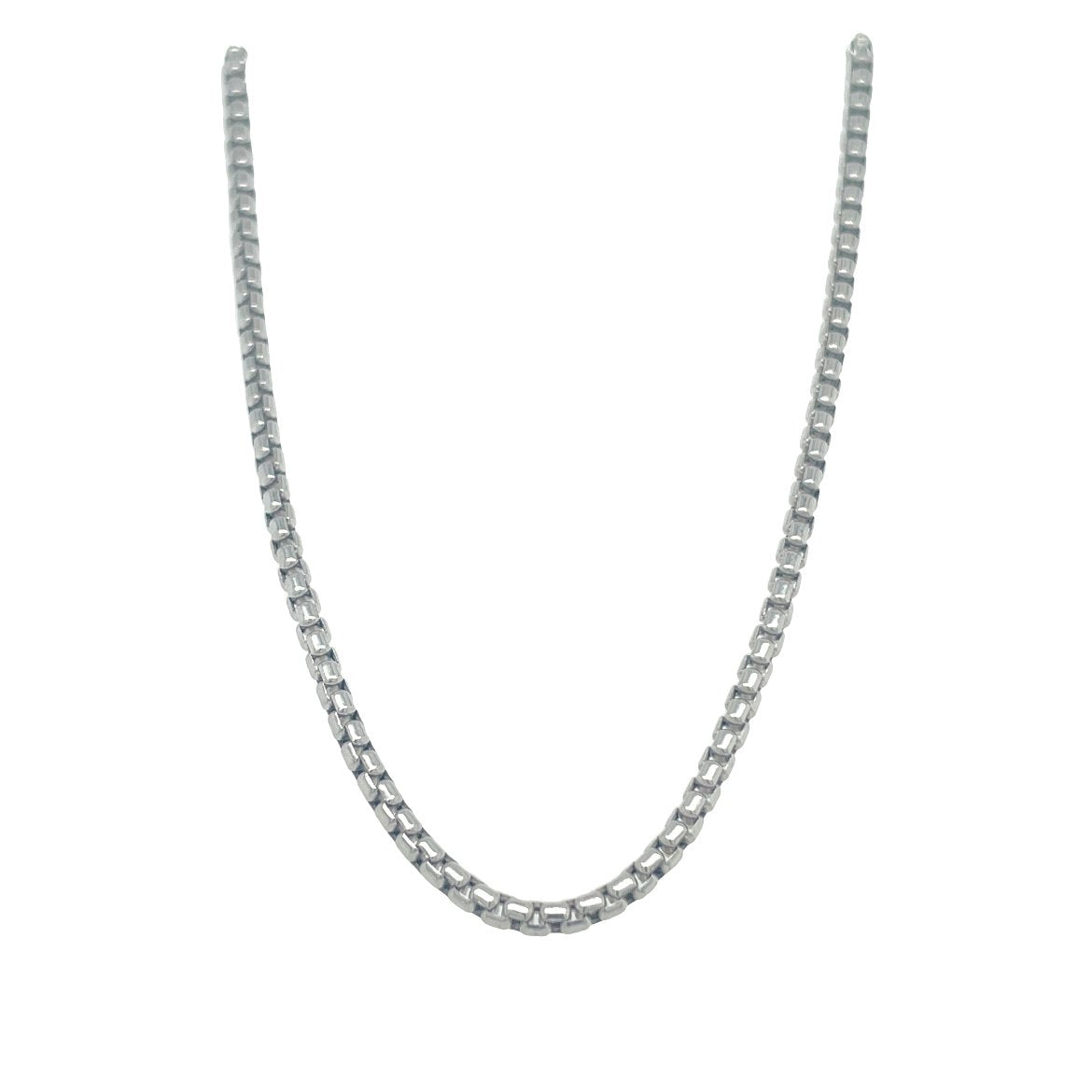 Jai's 18K White Gold Box Chain - 20"