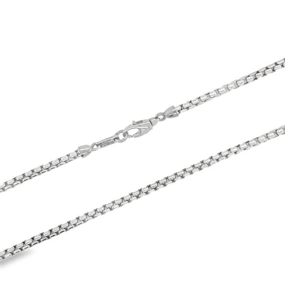 Jai's 18K White Gold Box Chain - 20"