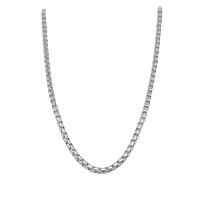 Jai's 18K White Gold Box Chain - 20"
