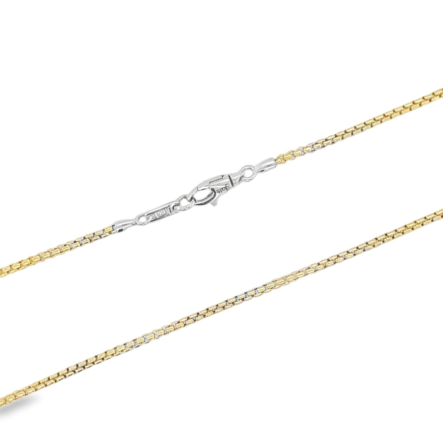 Jai's 18K Two-tone Box Chain - 20"