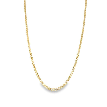 Jai's 18K Two-tone Box Chain - 20"