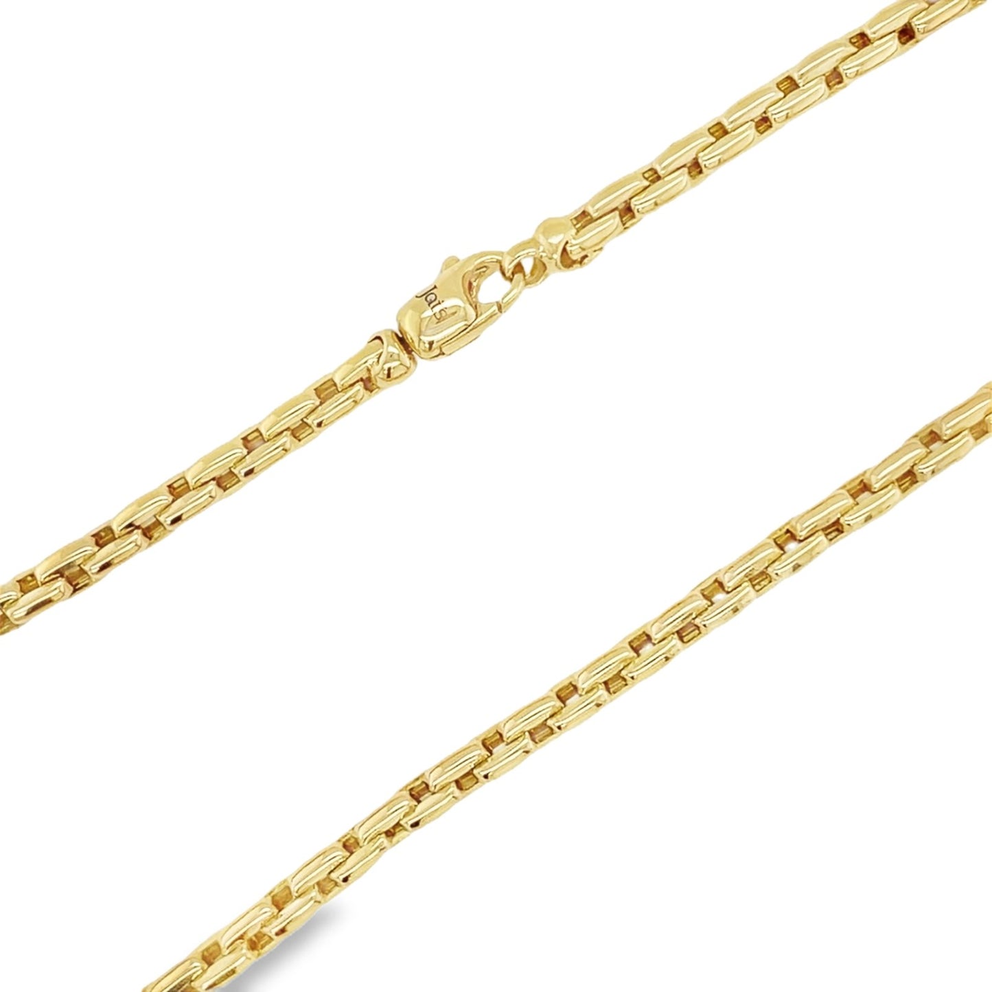 Jai's 18K Yellow Gold Elongated Box Chain - 18"