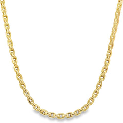 Jai's 18K Yellow Gold Elongated Box Chain - 18"