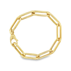 Jai's 18K Yellow Gold Paperclip Chain Bracelet - 8"