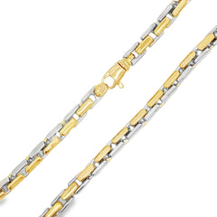 Jai's 18K Two-tone Fluted Chain