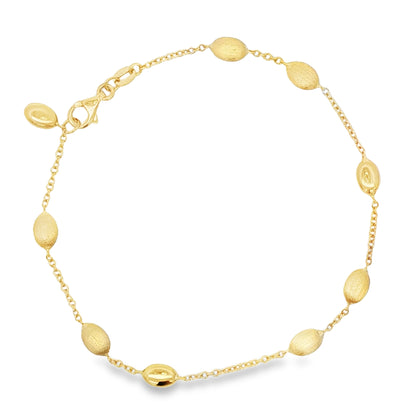 Jai's 18K Yellow Gold Satin Bead Bracelet