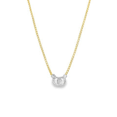 Jai's 18K Two-tone Cuff Link & Box Chain