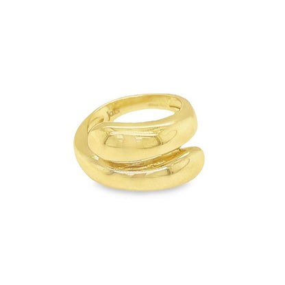 Jai's 18K Yellow Gold Illusory Spiral Ring