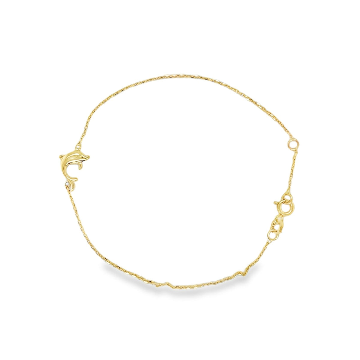 Jai's 14K Yellow Gold Dolphin Bracelet