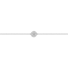Jai's 14K White Gold Diamond Sand Dollar Bracelet