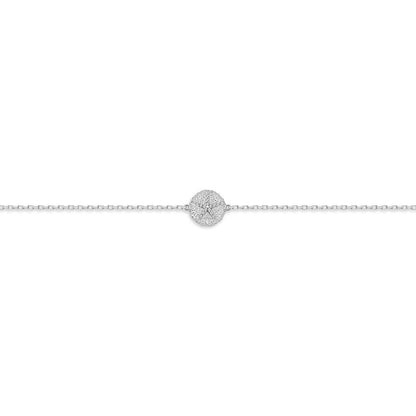 Jai's 14K White Gold Diamond Sand Dollar Bracelet