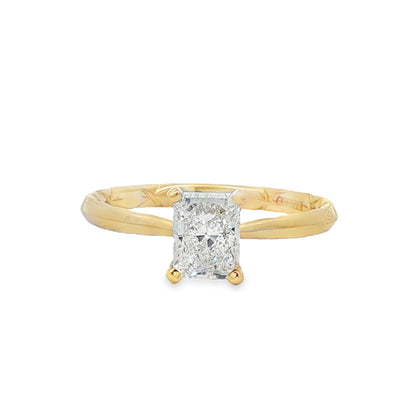 Jai's 14K Yellow Gold Diamond Engagement Ring