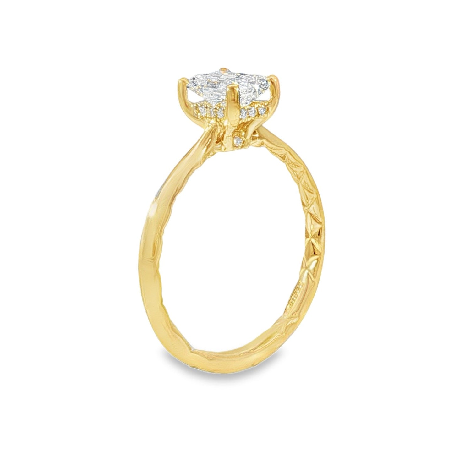 Jai's 14K Yellow Gold Diamond Engagement Ring