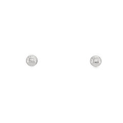 Jai's 14K White Gold 3MM Baby Sphere Studs