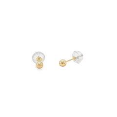 Jai's 14K Yellow Gold 3MM Baby Sphere Studs