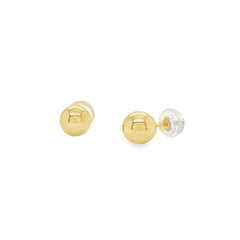 Jai's 14K Yellow Gold 5MM Sphere Studs