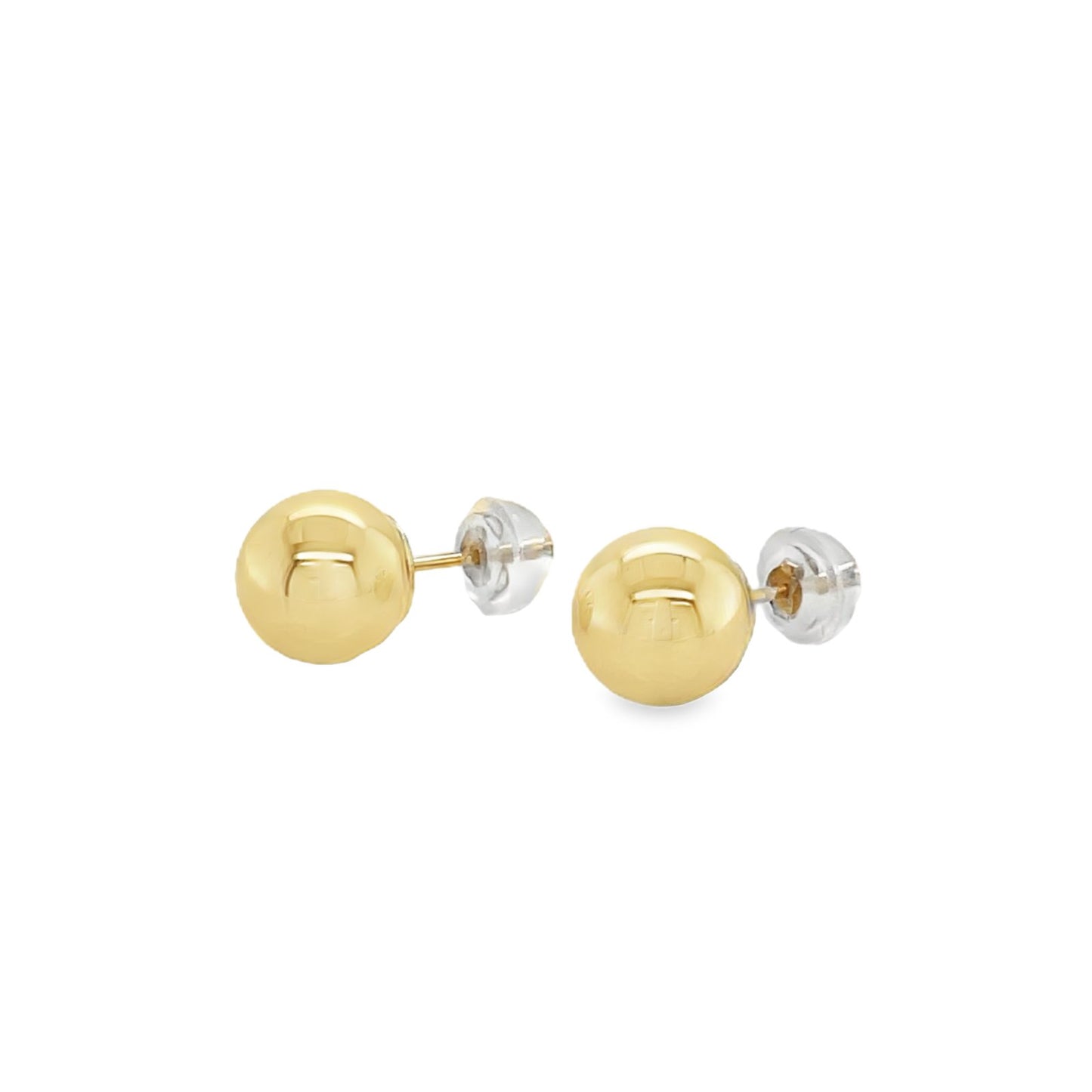 Jai's 14K Yellow Gold 8MM Sphere Studs