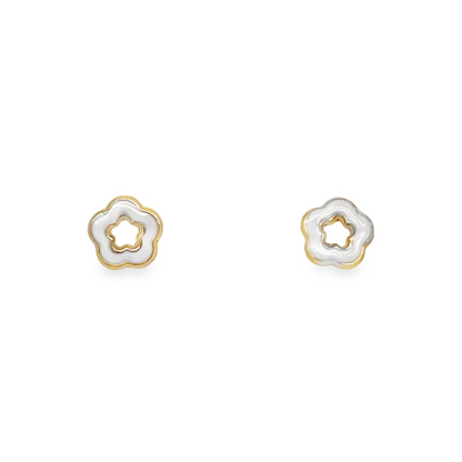 Jai's 14K Yellow Gold Vibrant Baby Flower Studs