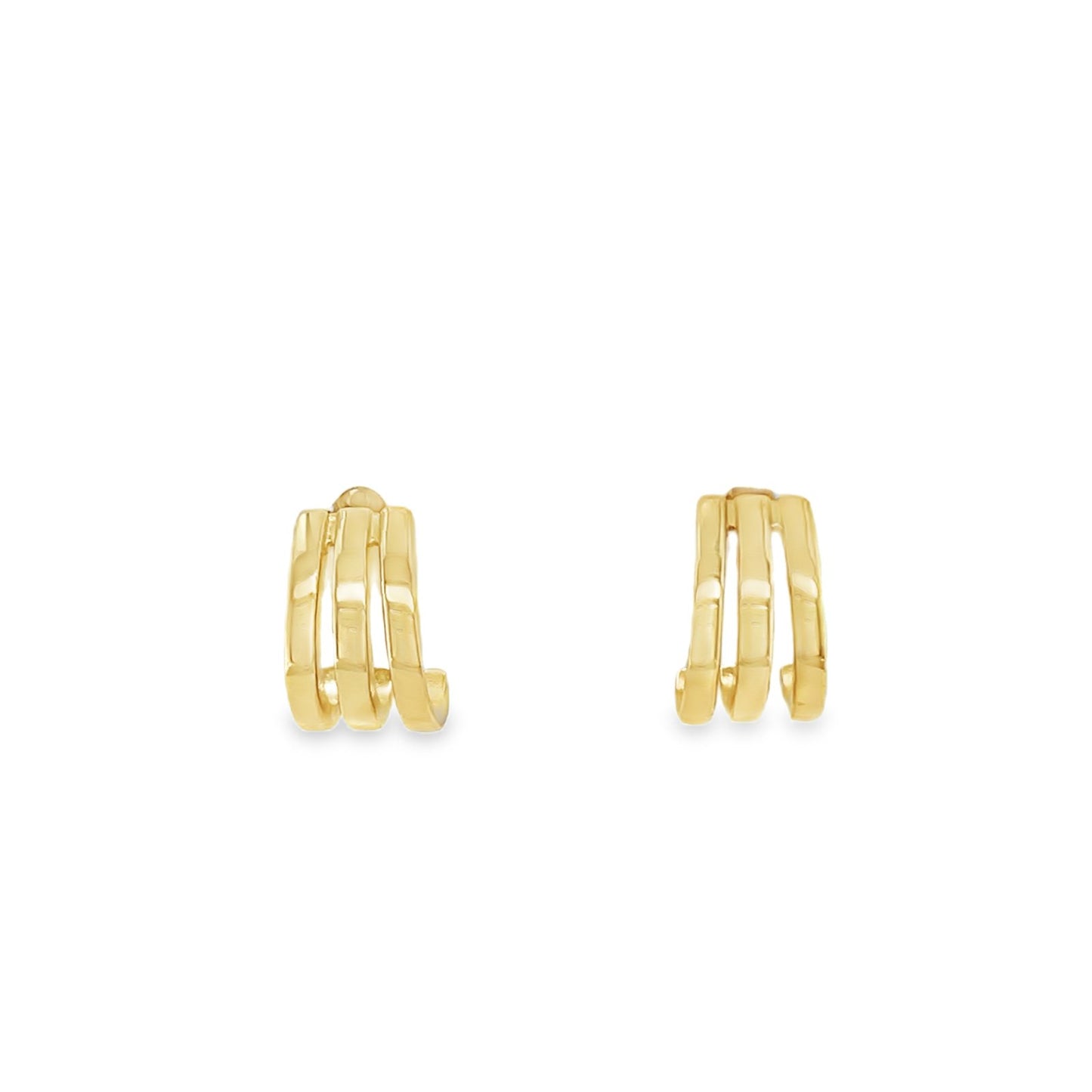 Jai's 14K Yellow Gold Claw Studs