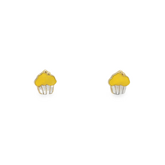 Jai's 14K Yellow Gold Baby Cupcake Studs