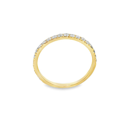 Jai's 14K Yellow Gold Diamond Semi-pave Ring