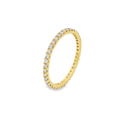 Jai's 14K Yellow Gold Diamond Eternity Ring